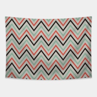 Geometric Zigzag Pattern Tapestry