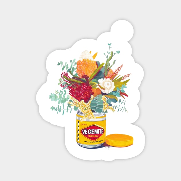 Vegemite Bouquet Magnet by PollaPosavec