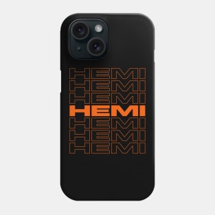 Mopar Hemi Repeat - Mopar orange Phone Case