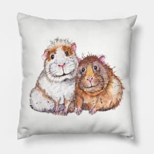 Cute Guinea Pig Friends Pillow