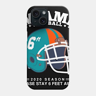 2020 NFL Miami Dolphins Spirit Stay 6ft Away Phone Case