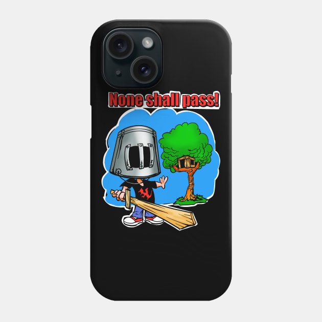 None Shall Pass! Phone Case by Biomek