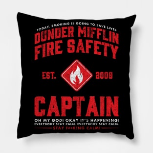 Dunder Mifflin Fire Safety Captain (Variant) Pillow