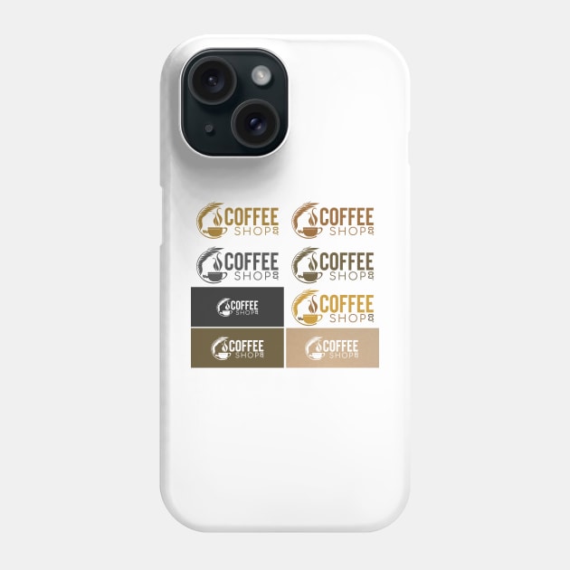 Coffee Shop Co Phone Case by Markyartshop