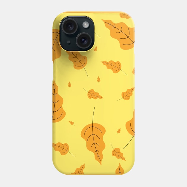 Autumn Leaves Pattren Phone Case by samzizou