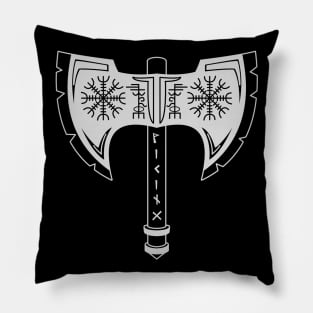 Double Viking Axe Pillow