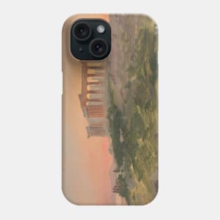 The Parthenon from the Southeast by Frederic Edwin Church Phone Case