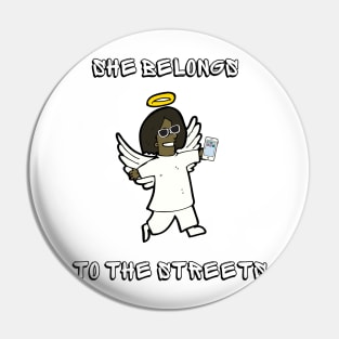 Belongs to the Streets Hip Hop Future Culture Tee Pin