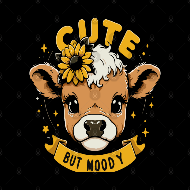 Cute But Moody Cow by rhazi mode plagget