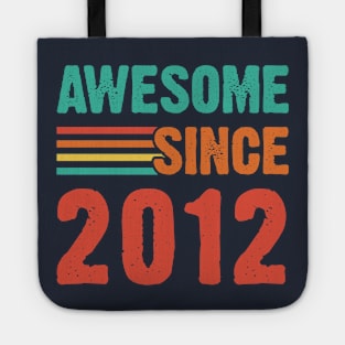 Vintage Awesome Since 2012 Tote