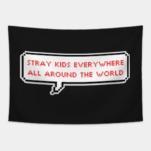 Stray Kids everywhere all around the world Tapestry