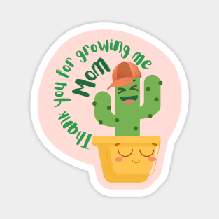 Cactus son and Mom plant Magnet