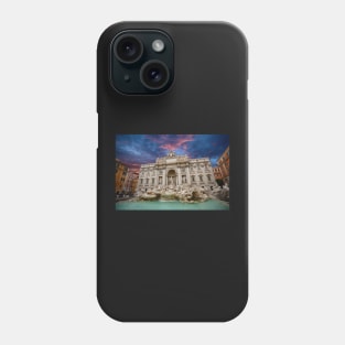 Trevi Fountain (Fontana di Trevi) in Rome, Italy Phone Case