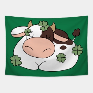 Clover Cow Tapestry