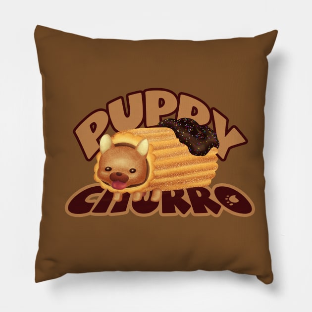 Puppy Churro Pillow by angelielle