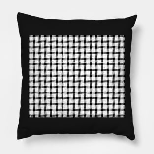 Decorative Black and White Pattern Pillow