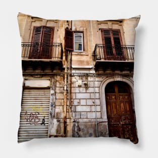 Abandoned Sound of Sicily Island Pillow