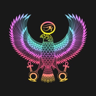 Ancient Egyptian God Horus as Royal Falcon T-Shirt