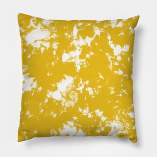 Yellow Storm - Tie-Dye Shibori Texture Pillow