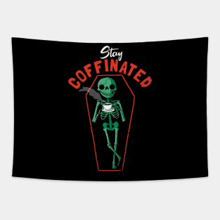 Stay Coffinated Tapestry