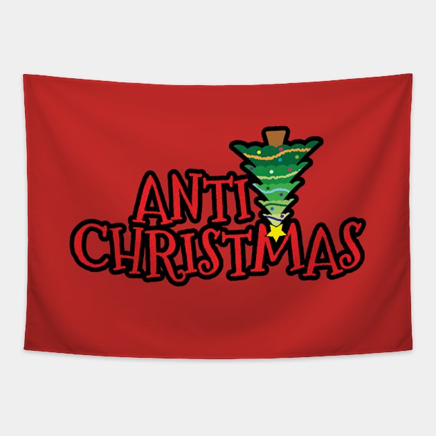 Anti Christmas Tapestry by SunsetGraphics