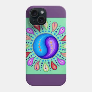 Psychedelic YinYang Swirl Mandala Phone Case