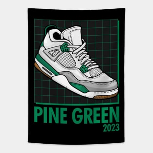 AJ 4 Retro Pine Green Sneaker Tapestry