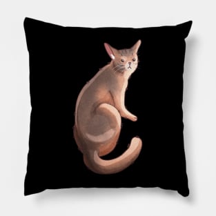 Abyssinian cat - gift for cat lovers Pillow