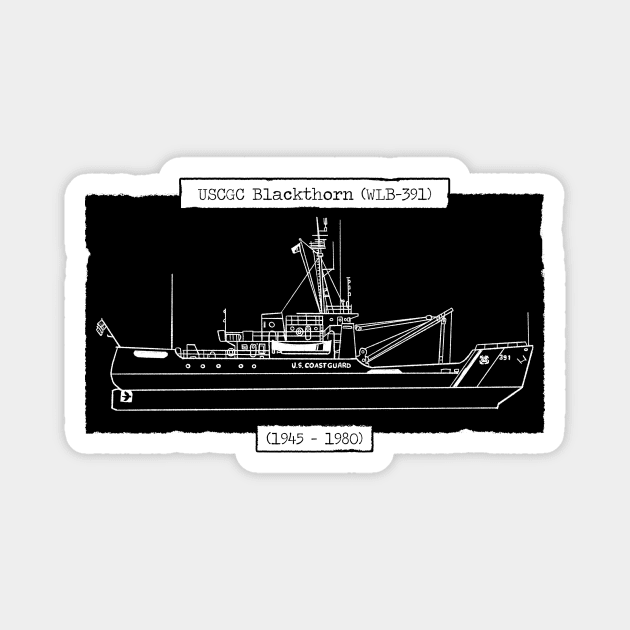 USCGC Blackthorn Magnet by dragonrise_studio