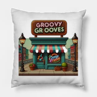 Groovy Grooves Pillow
