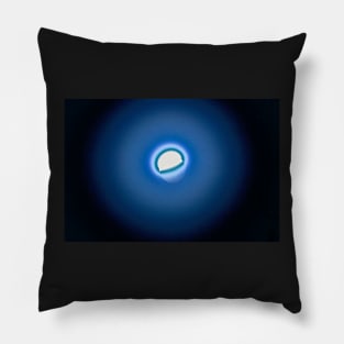 SUPER BLUE DIAMOND RING MOON Pillow