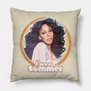 Donna Summer // Retro Style Fan Art Design Pillow