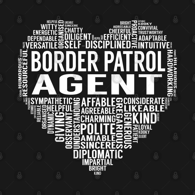 Border Patrol Agent Heart by LotusTee