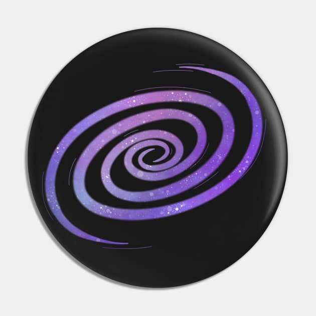 Galactic Swirl Pin by ShutterStudios
