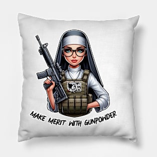 Gun Bless You Pillow