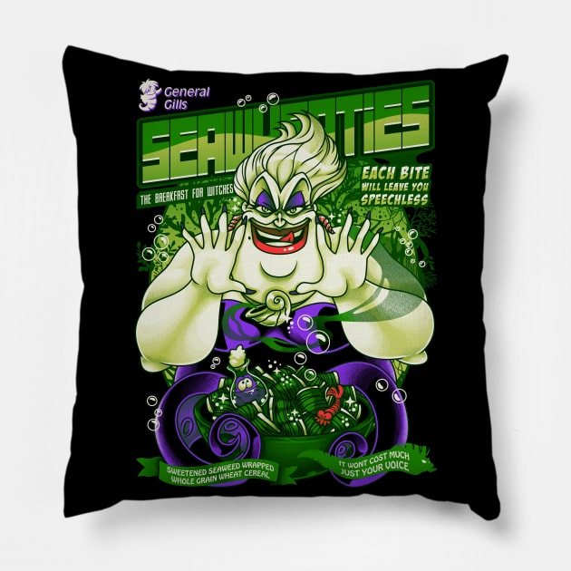 Seawheaties Pillow by GillesBone