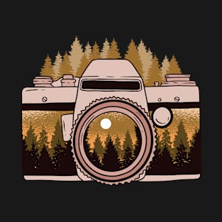 Vintage Forest Camera T-Shirt