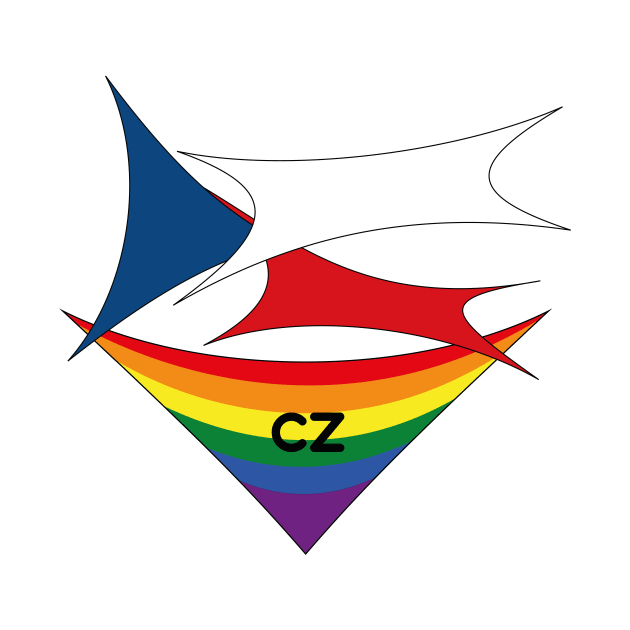 Czech Republic pride flag by Pride_Art