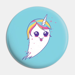 Unicorn Ghost Pin