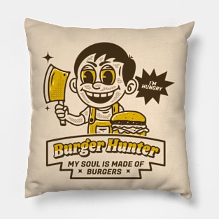 Burger Hunter Pillow