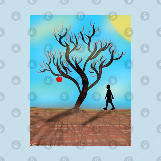 Apple Tree and Child by ArtsyPieces