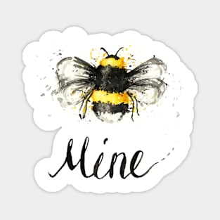 Valentines gift - Bee Mine Magnet