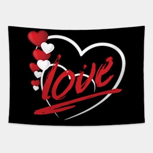 Love - Valentin - 2 Hearts - Love Tapestry