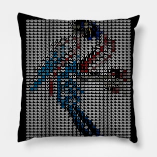 Binary code Parrot Pillow