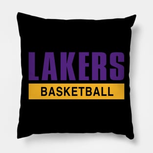 Lakers Basketball Pillow