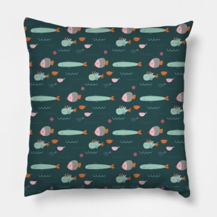 Ocean Fish in the Sea Cute Design Pillow