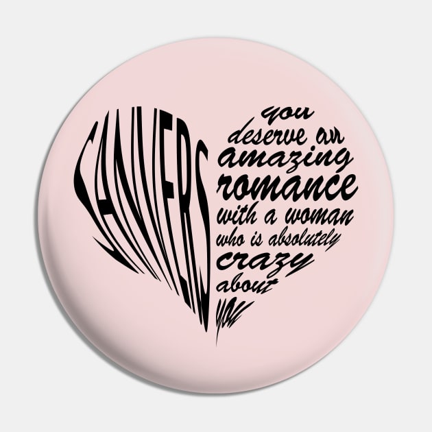 Sanvers quote heart - v1 Pin by ManuLuce