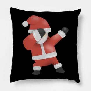 Dabbing Shirt Funny Dabbing Santa Christmas Shirt Pillow