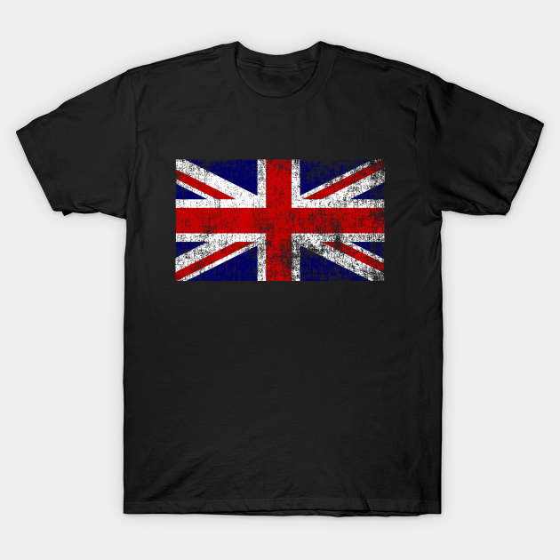 Vintage Union Jack Flag - Union Jack - T-Shirt | TeePublic