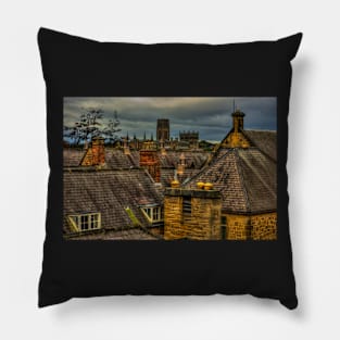 Cathedral Amongst The Rooftops Pillow